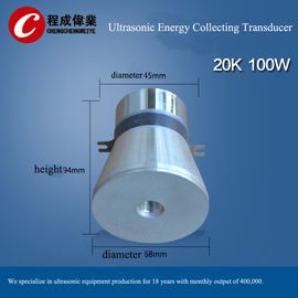 100 W transducteur de 20 kilohertz, résistance thermique d'ultrason piézoélectrique de transducteur