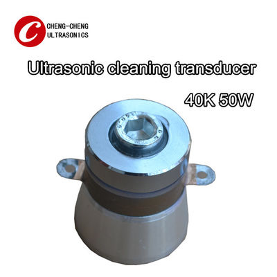transducteur ultrasonique piézoélectrique de 50W 40K pour le réservoir de nettoyage