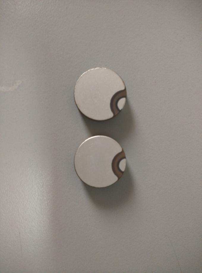électrodes positives et négatives du plat P8 en céramique piézo-électrique de 20x5.47mm sur la même surface