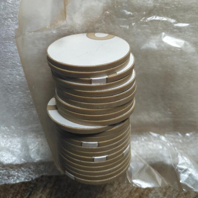 plat en céramique piézo-électrique de 30x2MM pour les capteurs/équipement ultrasoniques de vibration