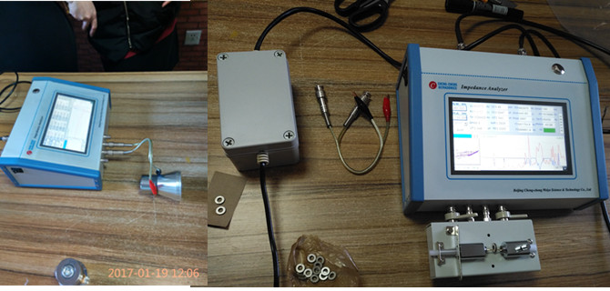 Mètre ultrasonique de essai d'analyseur de céramique d'impédance ultrasonique piézo-électrique de fréquence