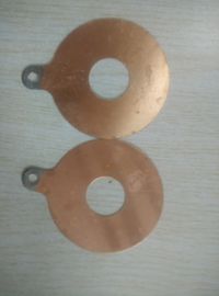Transducteur ultrasonique piézoélectrique 50x17x0.25-0.35mm d'électrode de cuivre