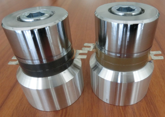 acier inoxydable de capteur ultrasonique piézoélectrique de transducteur de 60w 33k