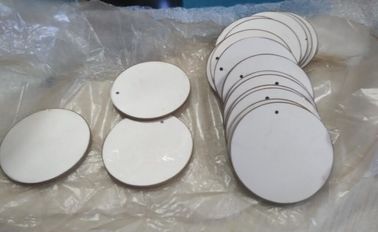 Disques en céramique piézoélectriques ronds matériels de P8 P4/disque en céramique piézo-électrique 43 x 2mm