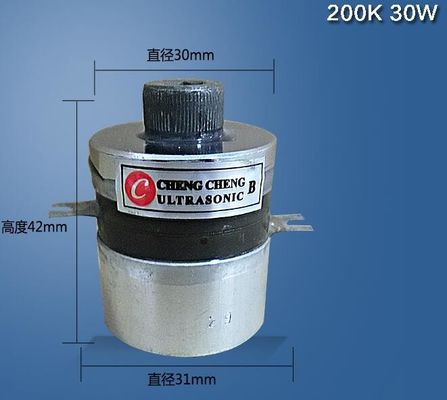 transducteur ultrasonique piézoélectrique à haute fréquence de l'acier inoxydable 200k